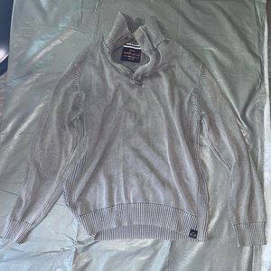 Grey men's vintage weatherproof sweater